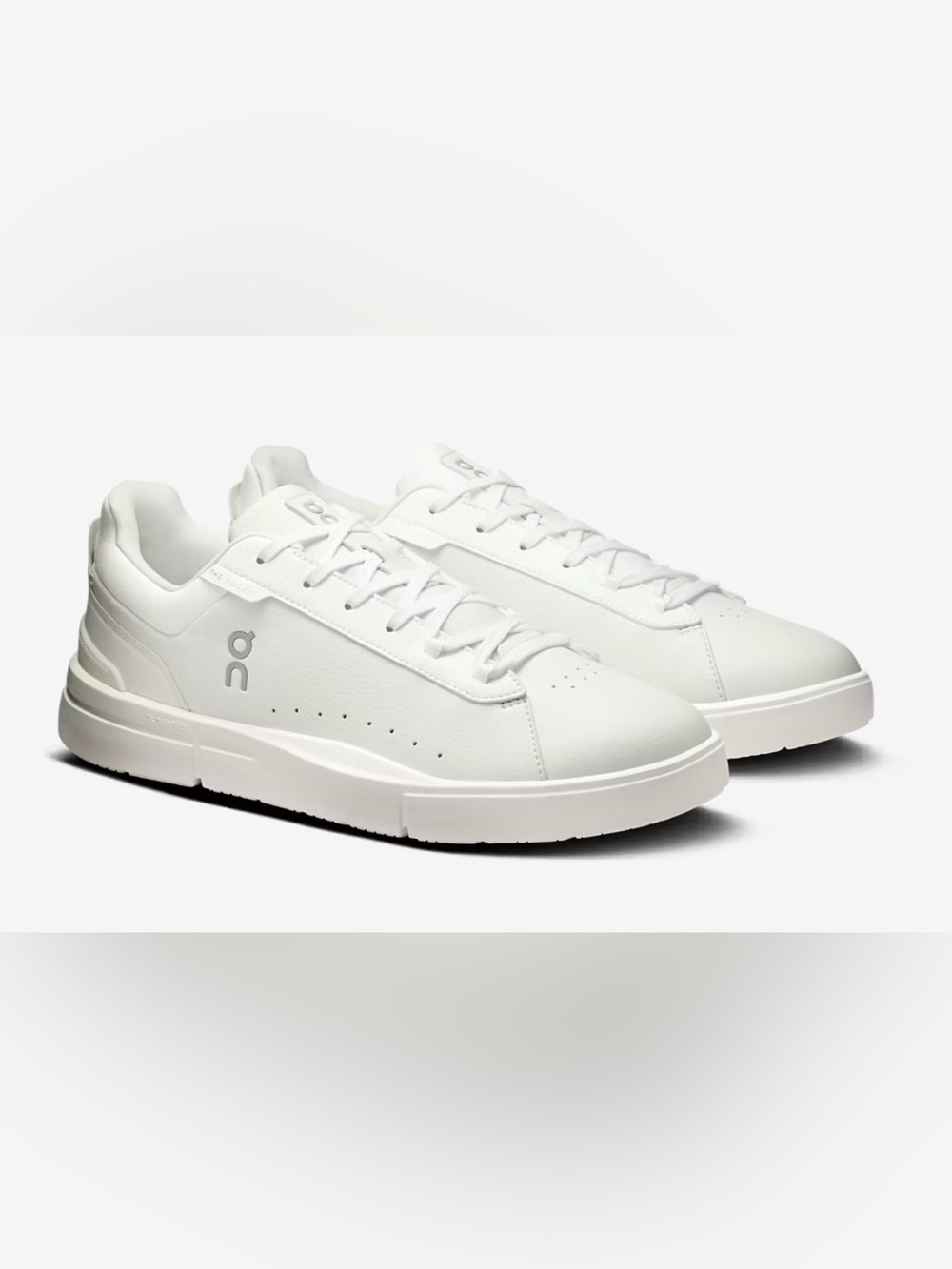 On Running White Low-Top Athletic Sneakers